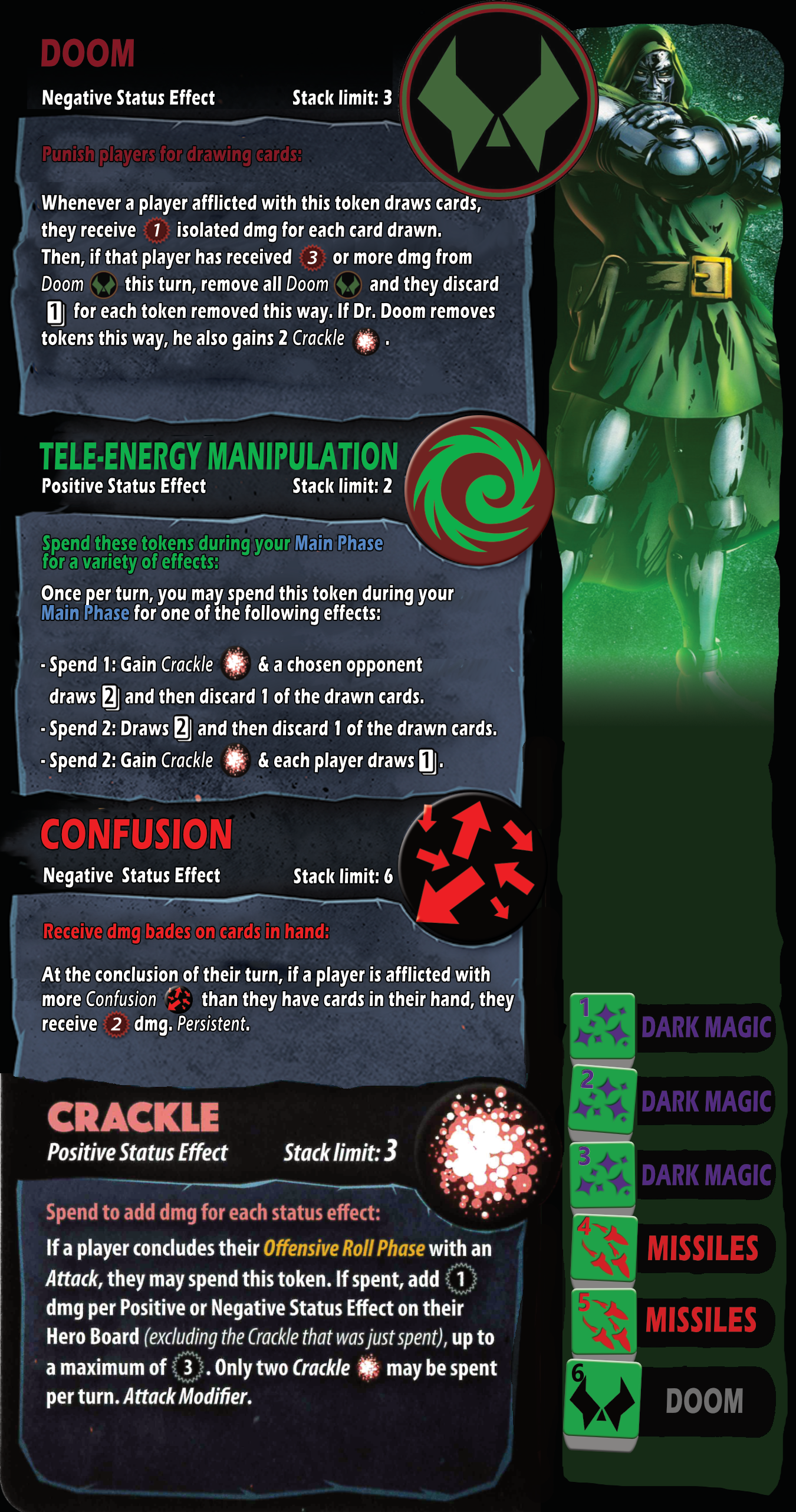 Dr. DOOM dice throne homebrew by HullK: Finished, PnP complete