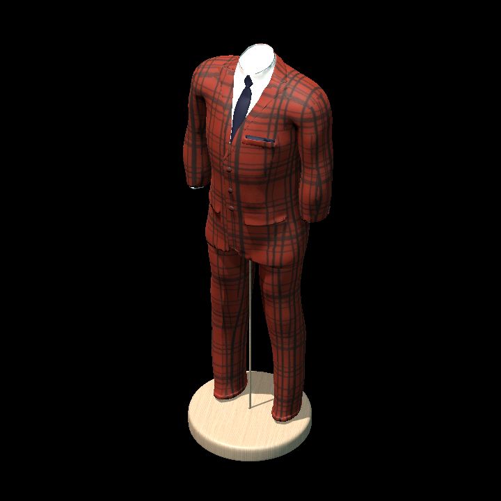 Suit on stand 12