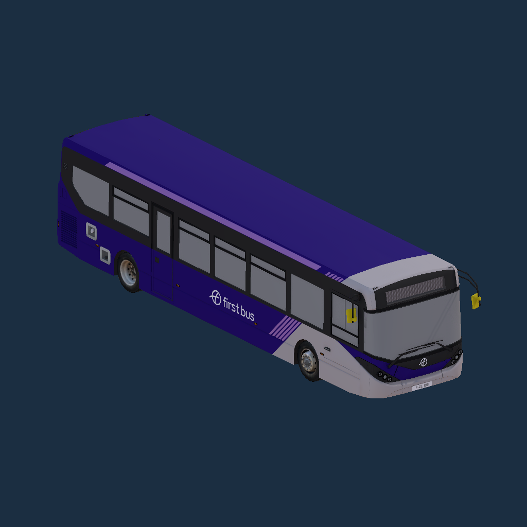 ADL Enviro200 MMC 11.5m First Ultraviolet Branded