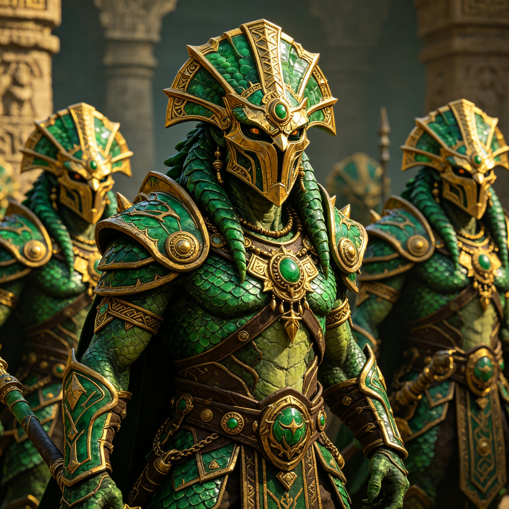 蜥蜴人神庙守卫强化 / Lizardmen Temple Guard Enhancement preview