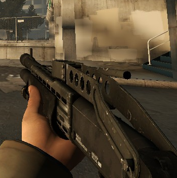 Pump-Action SPAS-12 on L4D1 Animations