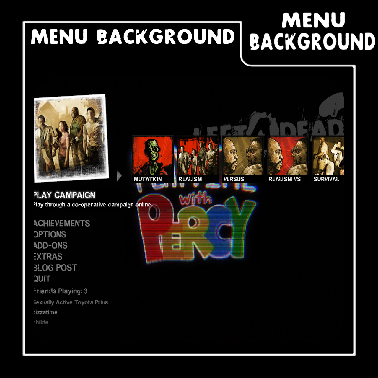 Playtime With Percy: Menu Background