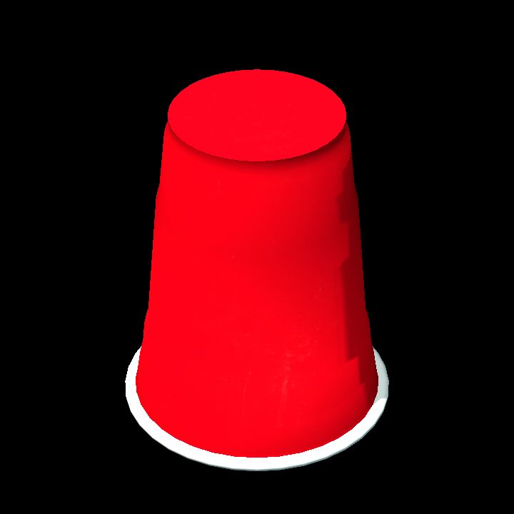 Cup, Red Party (Inverted)