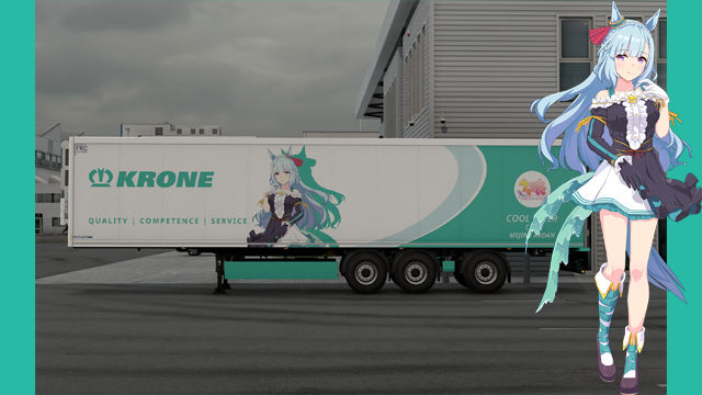 Umamusume Mejiro Ardan Paint Job For Krone Trailers