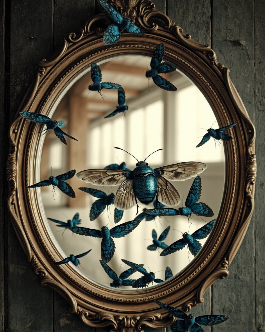 Emeraldine Mirror