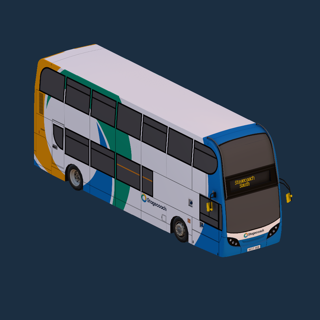 Stagecoach South Local Enviro 400 with Painted Rear Lights