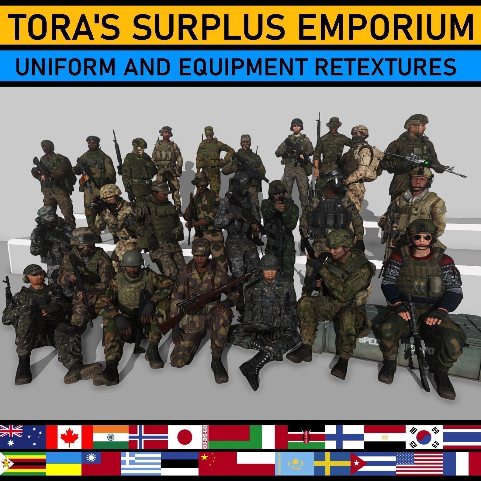 Tora's Surplus Emporium: Global Uniform Selection