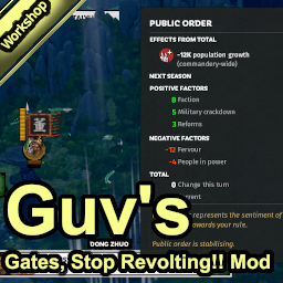 Guv's Gates, Stop Revolting!! Mod
