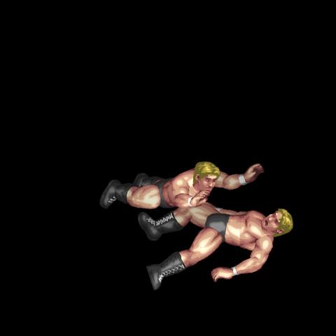 Frog Splash to Leg