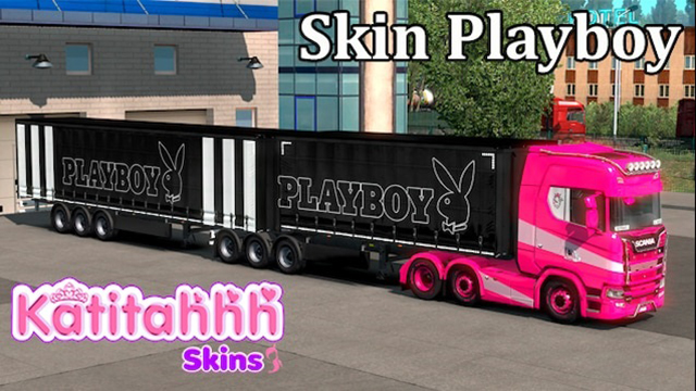 Skin Playboy (+18) - Reboque Baú (Mercado de fretes e tráfego)