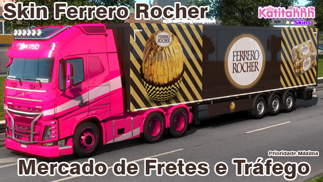 Skin Ferrero Rocher - Reboque Baú (Mercado de Fretes e Tráfego)