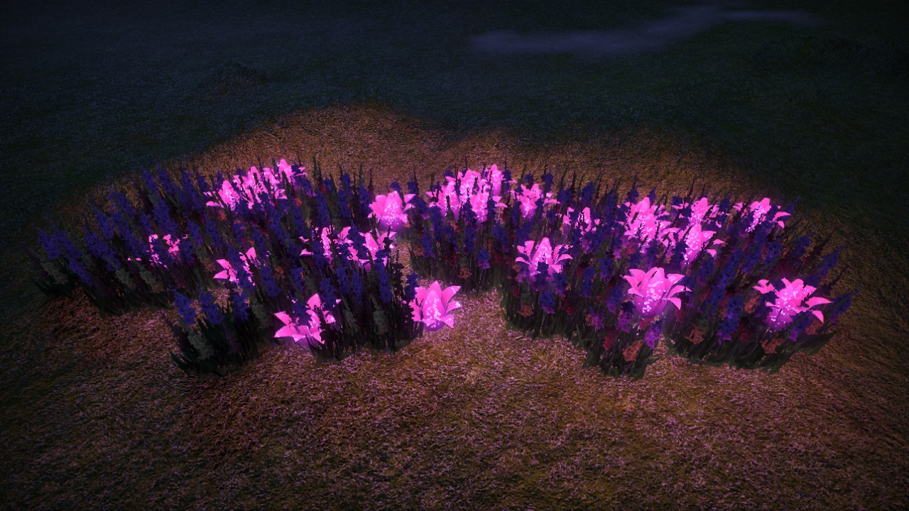 CryptoDebby -  pink flowers light up