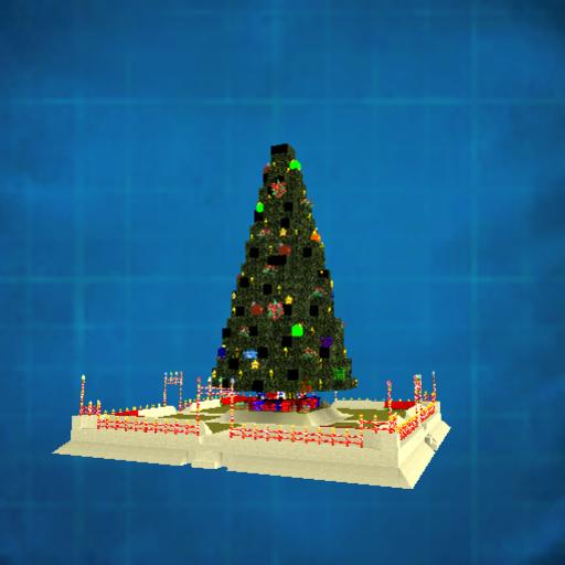 XMAS Tree / flashing Lights / snow effect