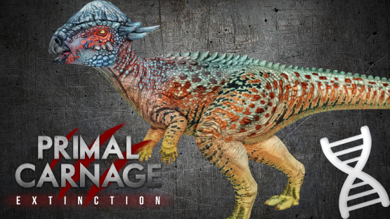 GRAVITHOLUS Pachycephalosaurus + Red Tropicus Skin [WINTER 2021]