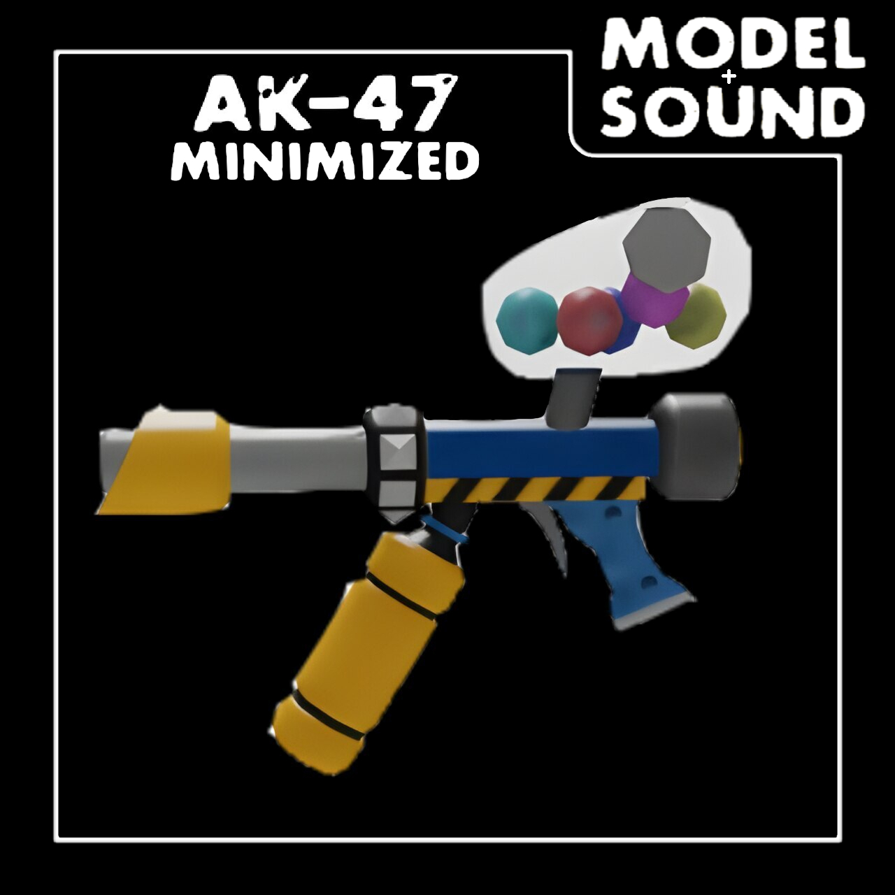 AK-47 Minimized: Disney Infinity [Paintball Gun]
