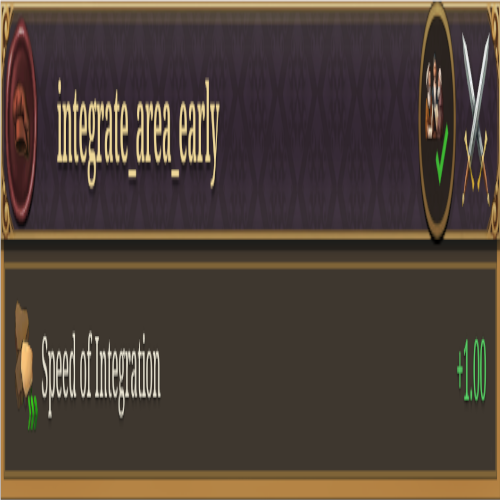 Integrate Area Early