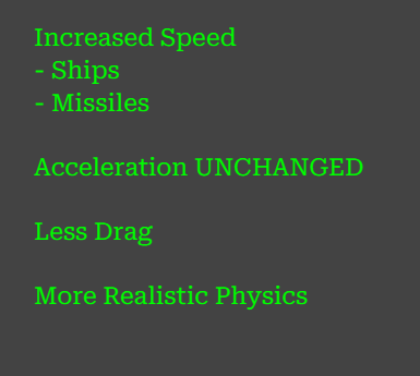 Speed Cap Multiplier - Ships, Missiles, and Ballistic Muzzle Velocity