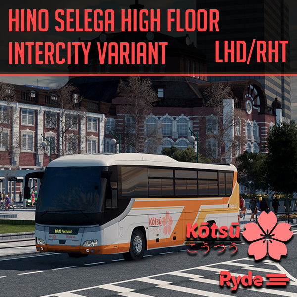 Ryde: Kotsu - Hino Selega - Intercity Variant [LHD/RHT]