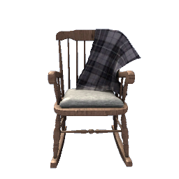 Rocking Chair- Rustic Wood