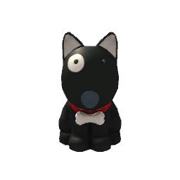 Dog Plushie- Black