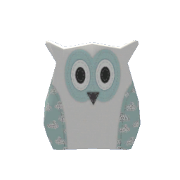 Owl Plushie- Blue