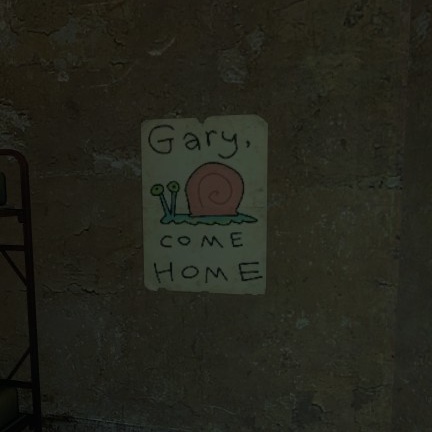 'Gary, come home' poster