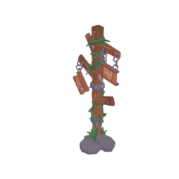 Direction Sign Pole