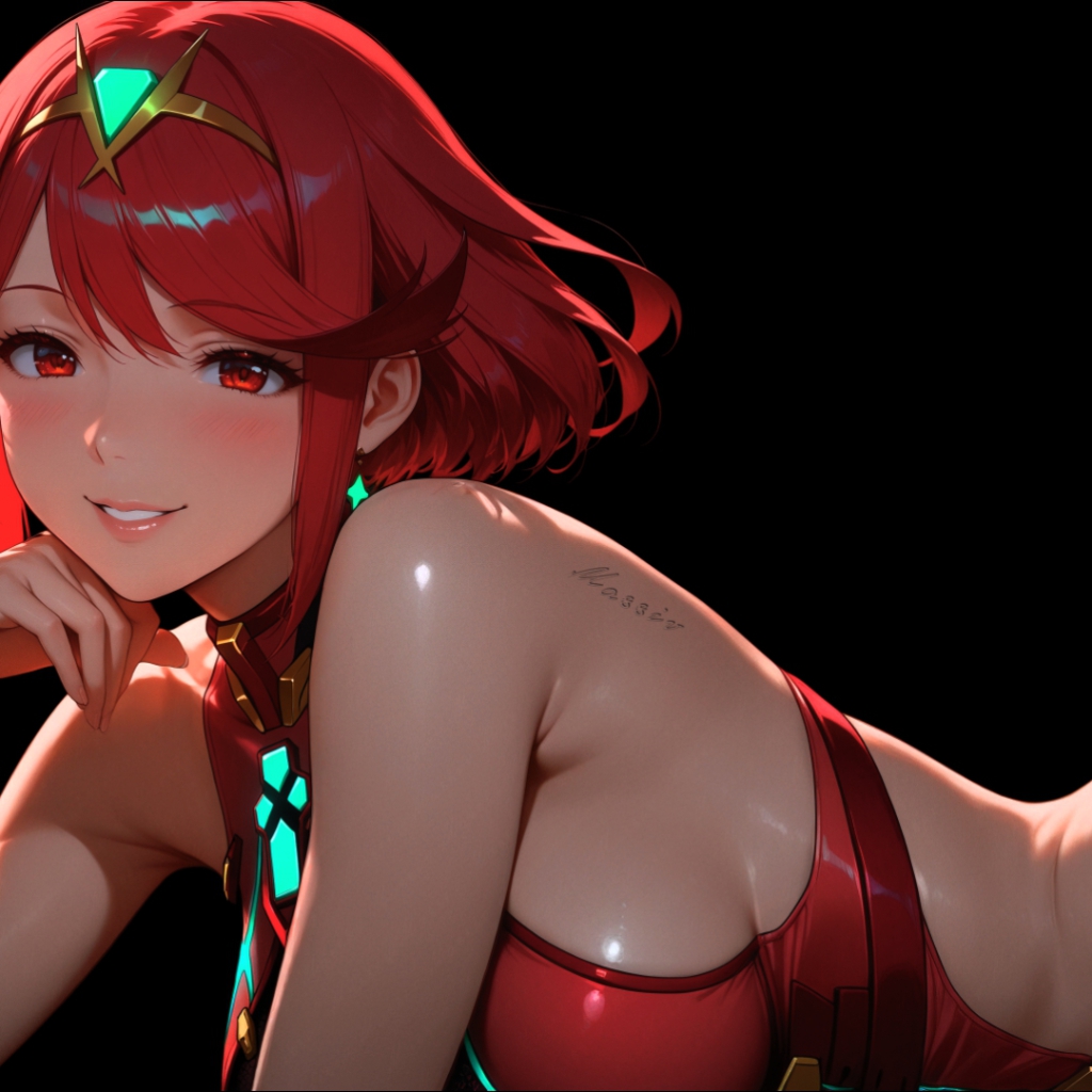 Pyra [Xenoblade Chronicles] | Dark Background | Dark & Colored Versions | UltraWide 4K