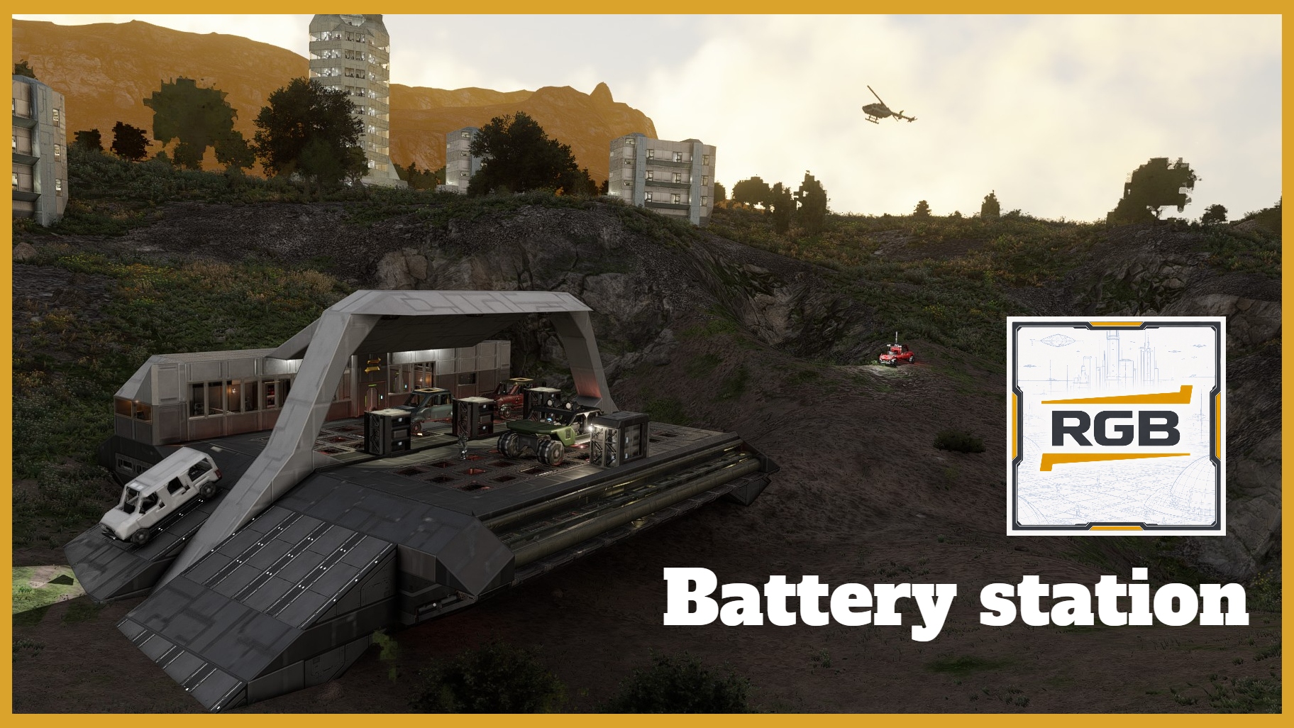 Battery station