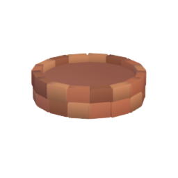 Round pot.ver.brick