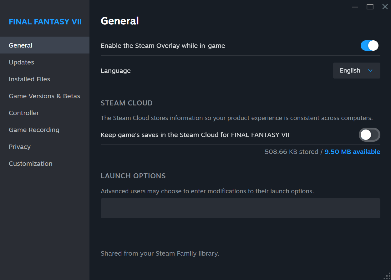 Steam Community :: Guide :: Final Fantasy VII Save Files