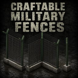 Craftable Military Fences – Project Zomboid Mod