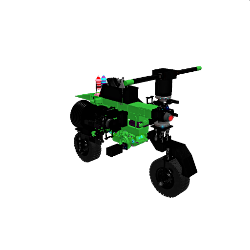 Flying Weaponized Rocket bike