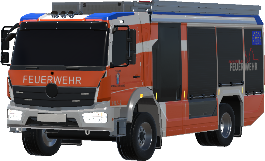 HLF-2 DER FEUERWEHR  ASCHAFFENBURG