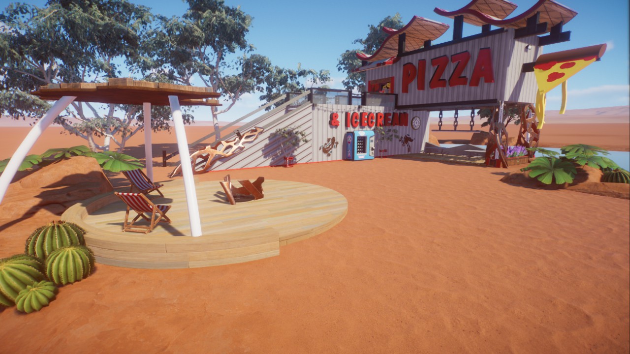 Shipping container dining