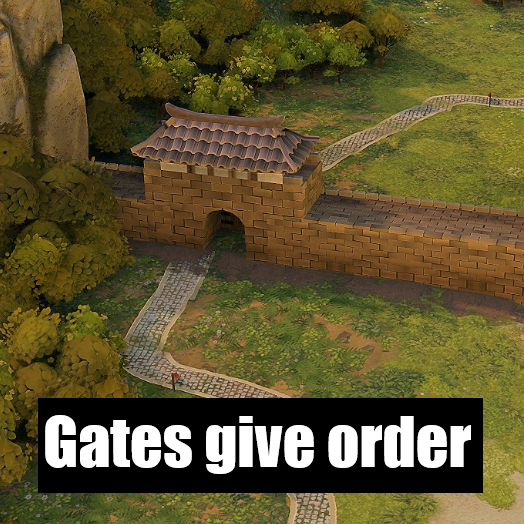Gates give public order