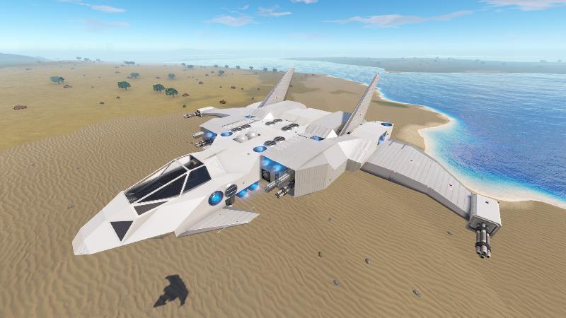 R-Type Vampire Medium Fighter - White