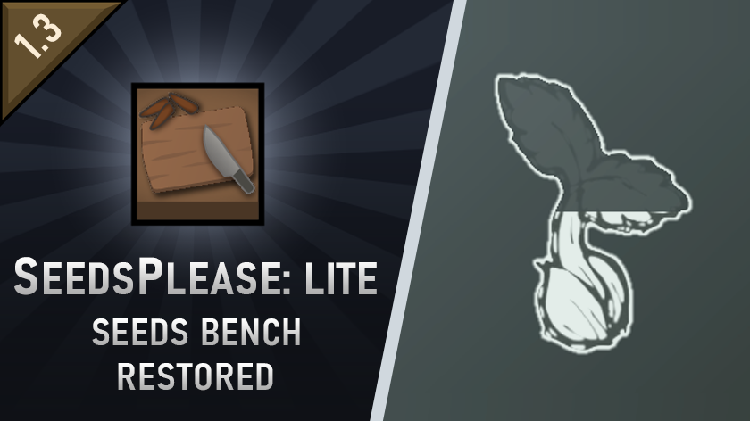 [CZK] SeedsPlease: Lite - Seeds Bench Restored
