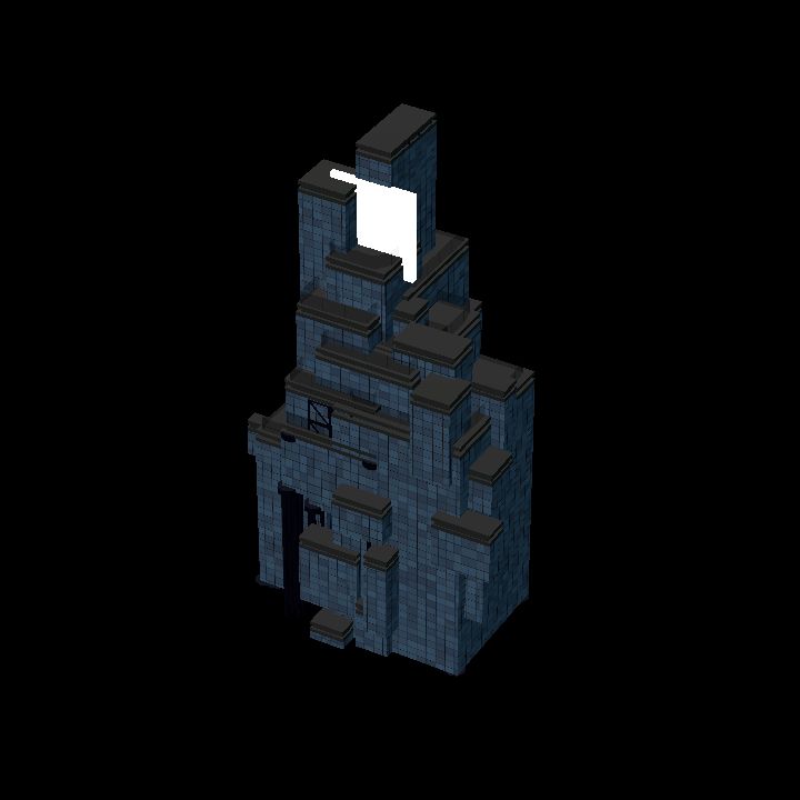 Low Poly Scifi Towers J 4 