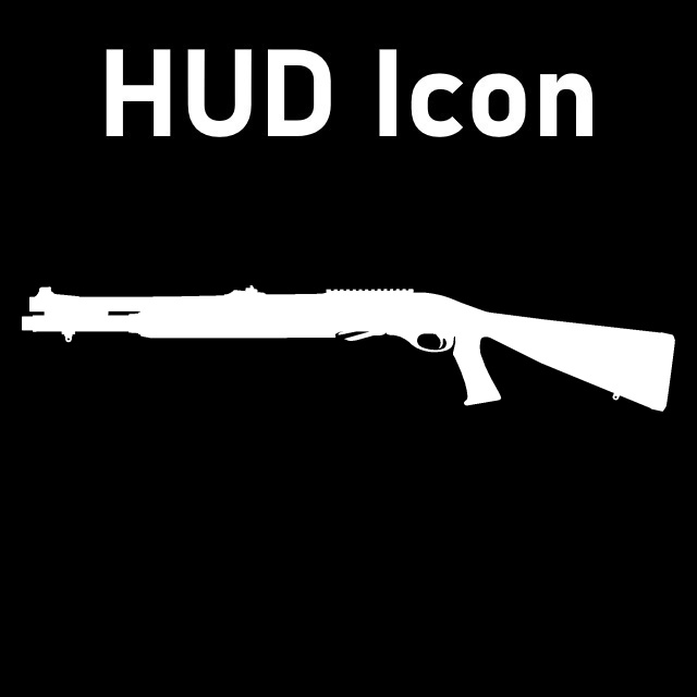 Remington 11-87 Police HUD Icon (SPAS Shotgun)
