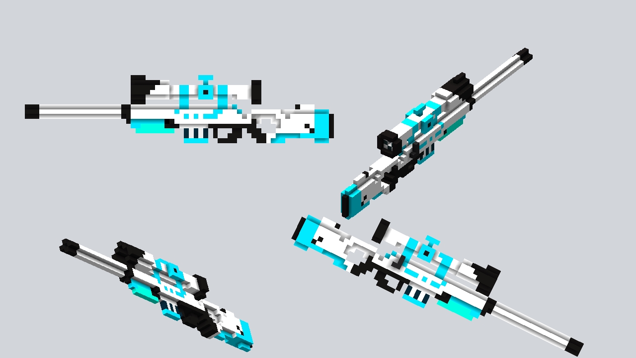 Blue AWP Asiimov(based on Tepes Version) preview