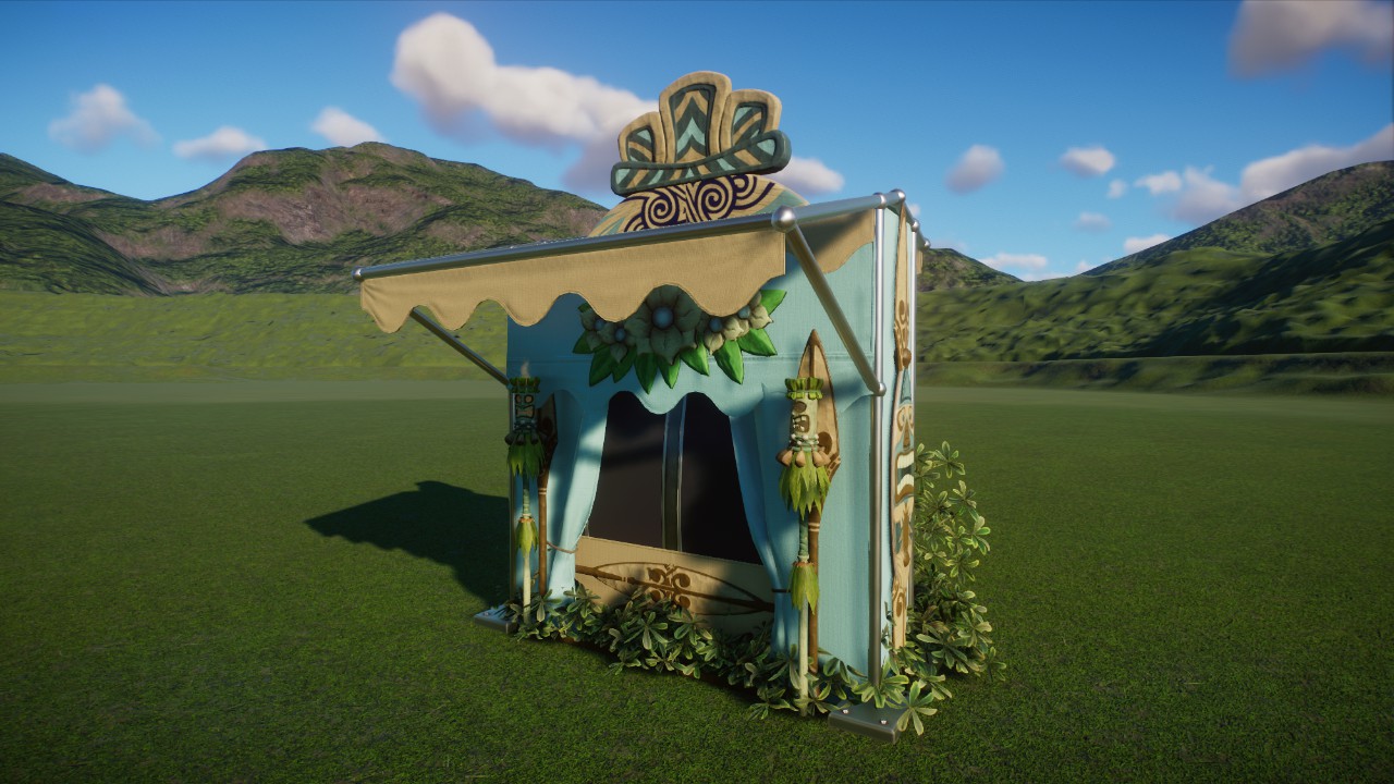 Tropical Party Dual Ed Kiosk