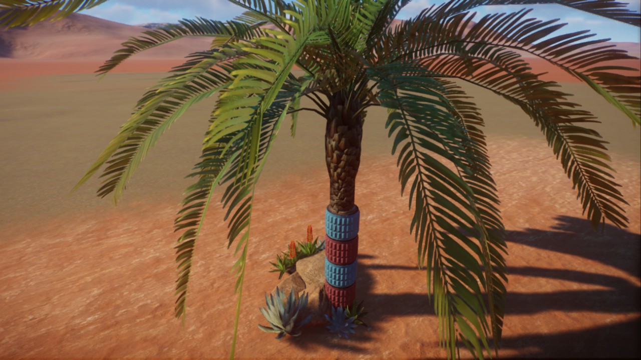 Rubbing Pillar Afrika Dessert