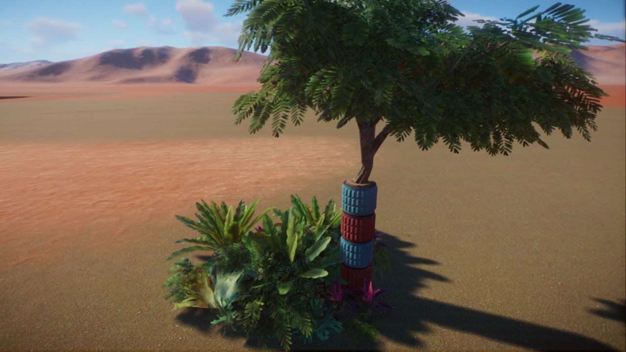Rubbing Pillar Afrika Tropical
