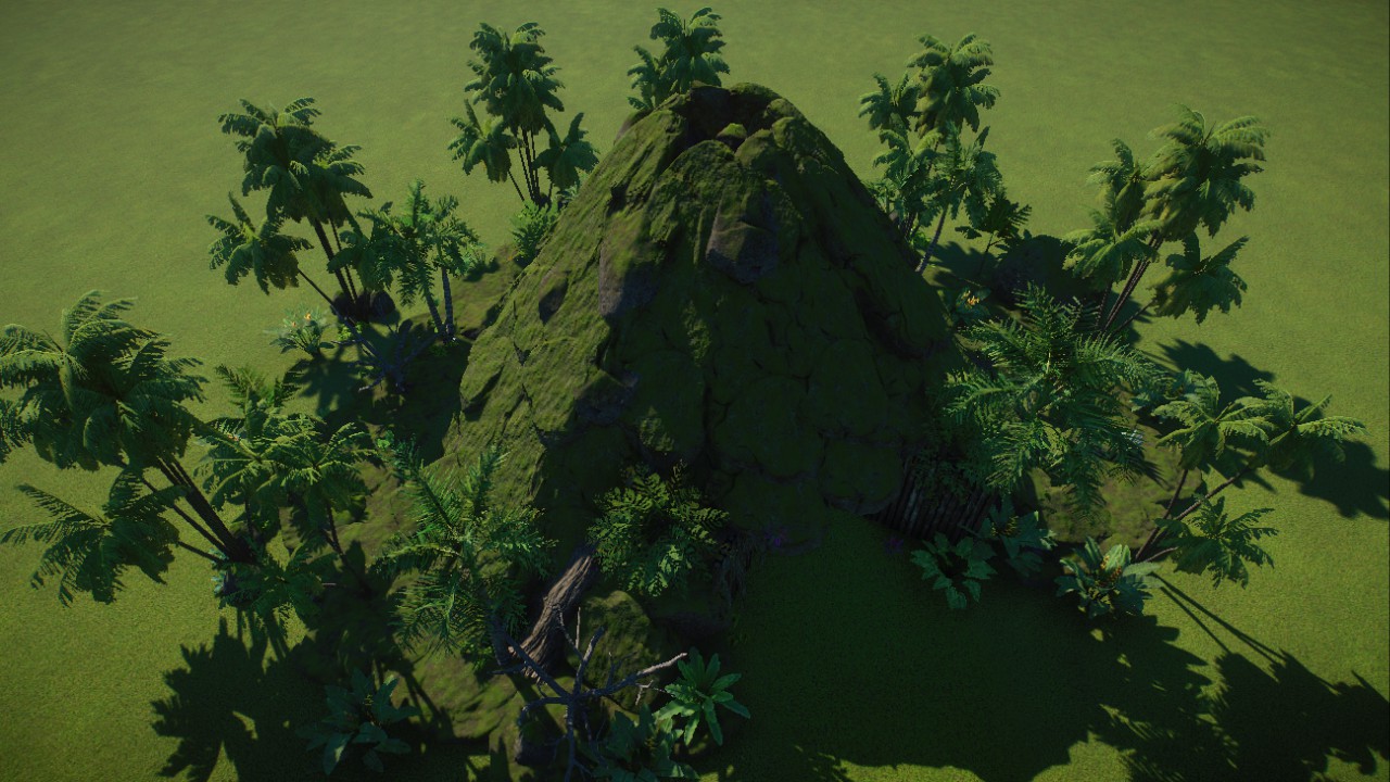 Jungle Volcano Shop Shell