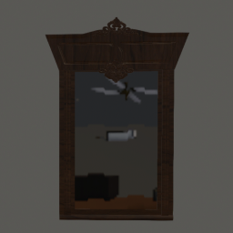 Old Medieval Manor Mirror
