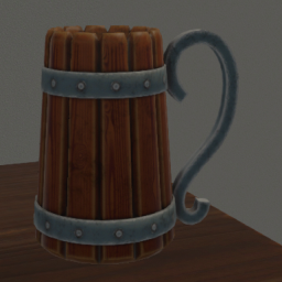 Medieval Wooden Mug