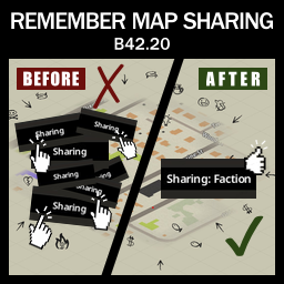 Remember Map Sharing – Project Zomboid Mod
