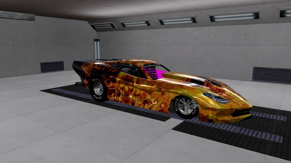 skulls on fire