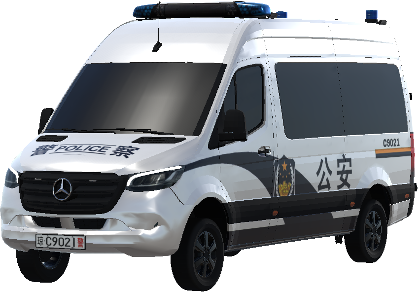 Chinese police car livery